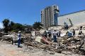 Rescuers Search Collapsed Building In Pereira