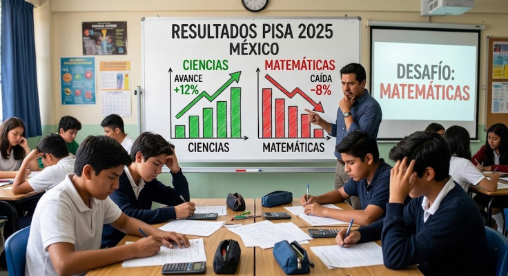 Estudiantes mexicanos durante la aplicación de la prueba PISA 2025.