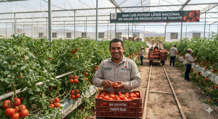 San Luis Potosí, líder nacional en producción de tomate